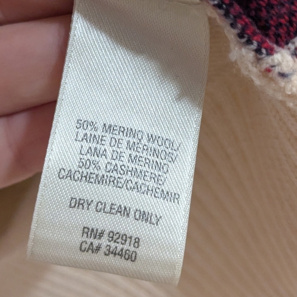 Y2K Juicy Couture Cashmere Argyle Cardigan - Picture 6 of 7